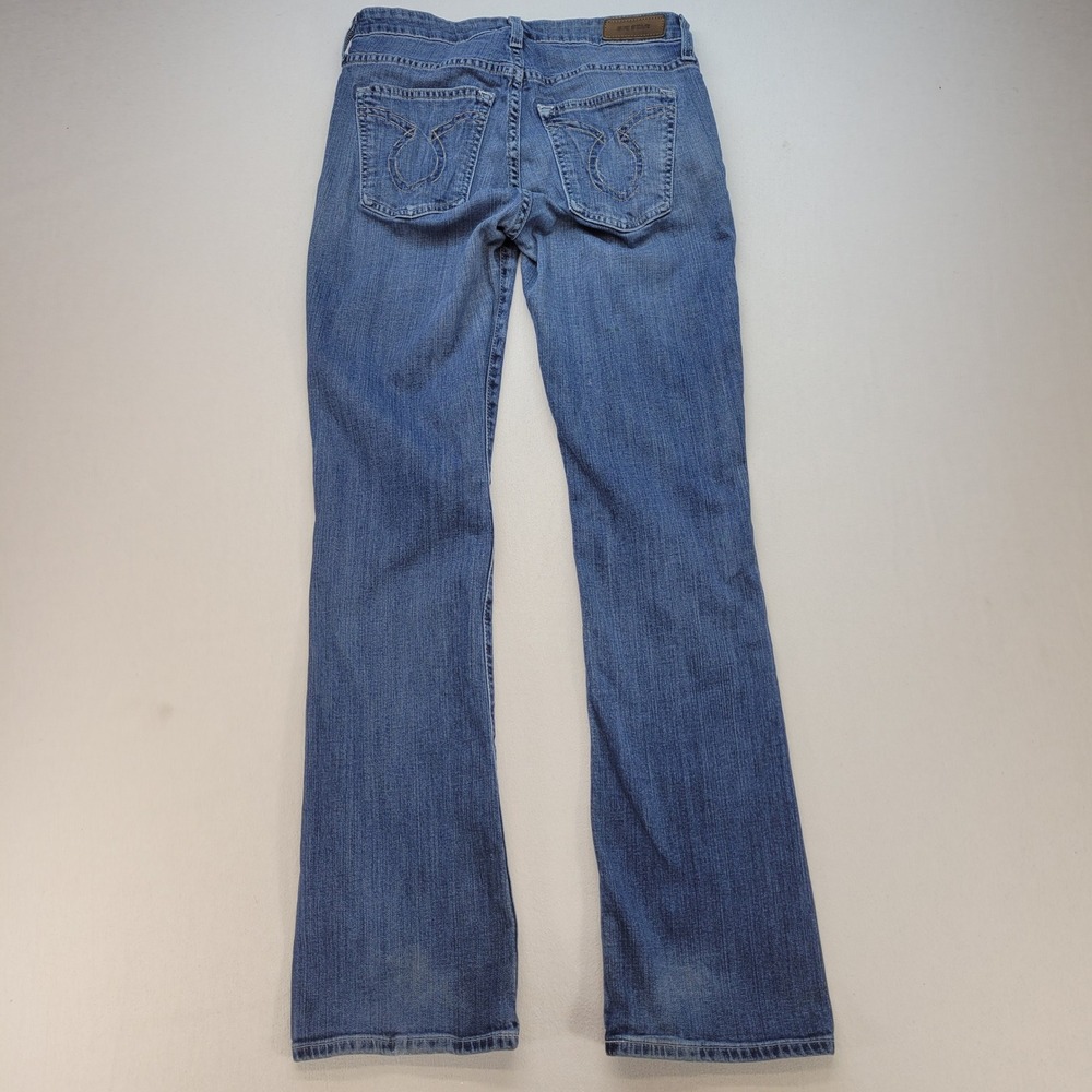 Big Star Maddie Bootcut Jeans Womens 26R Blue Denim Mid Rise Stretch - Picture 4 of 15